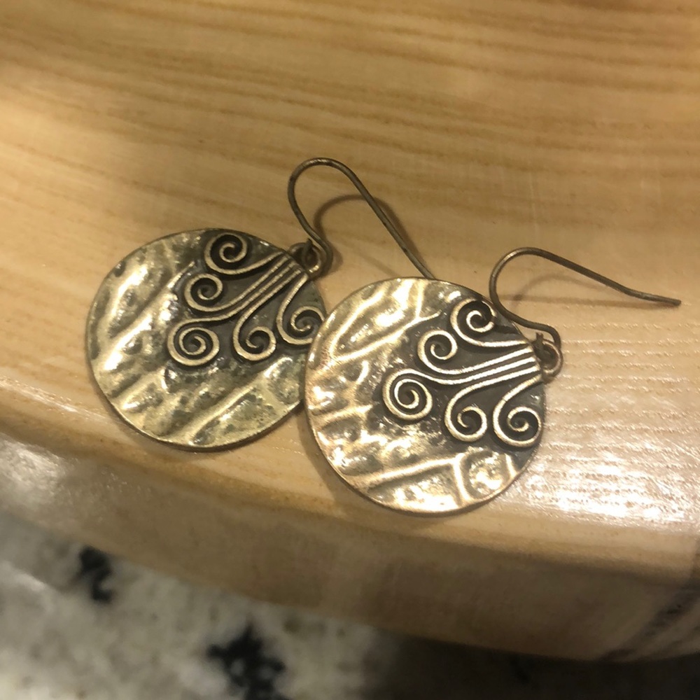 Bohemian / boho bronze earrings